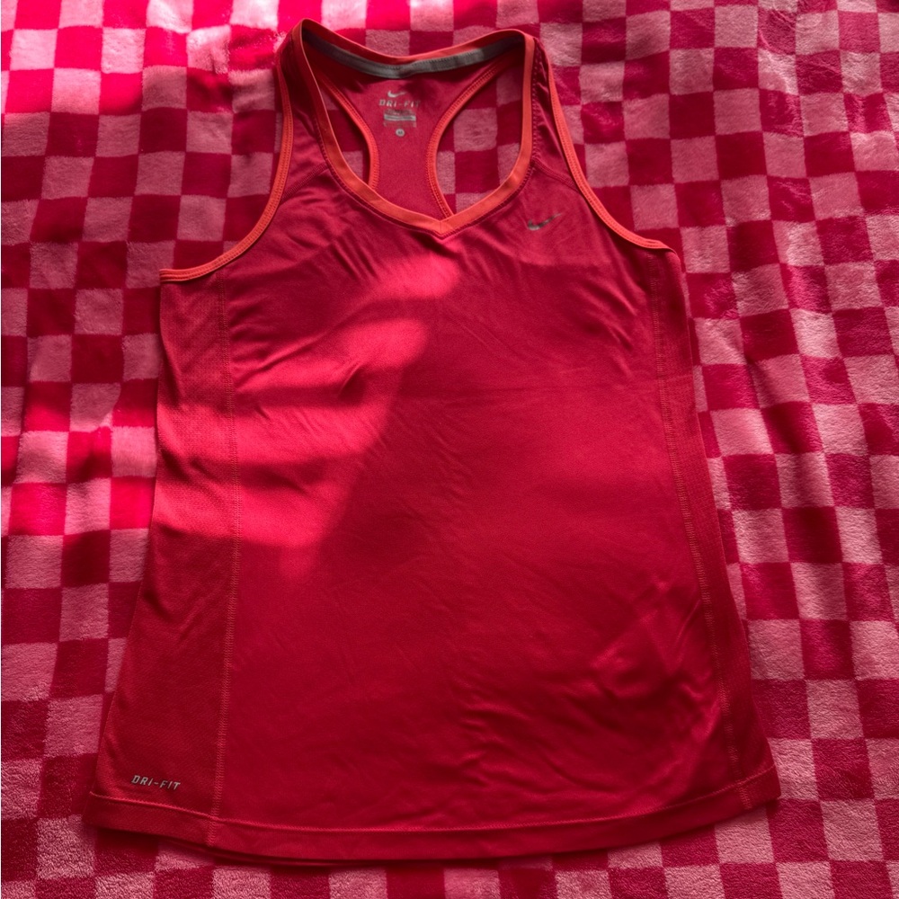 Nike Dri-fit salmon colored athletic tank top